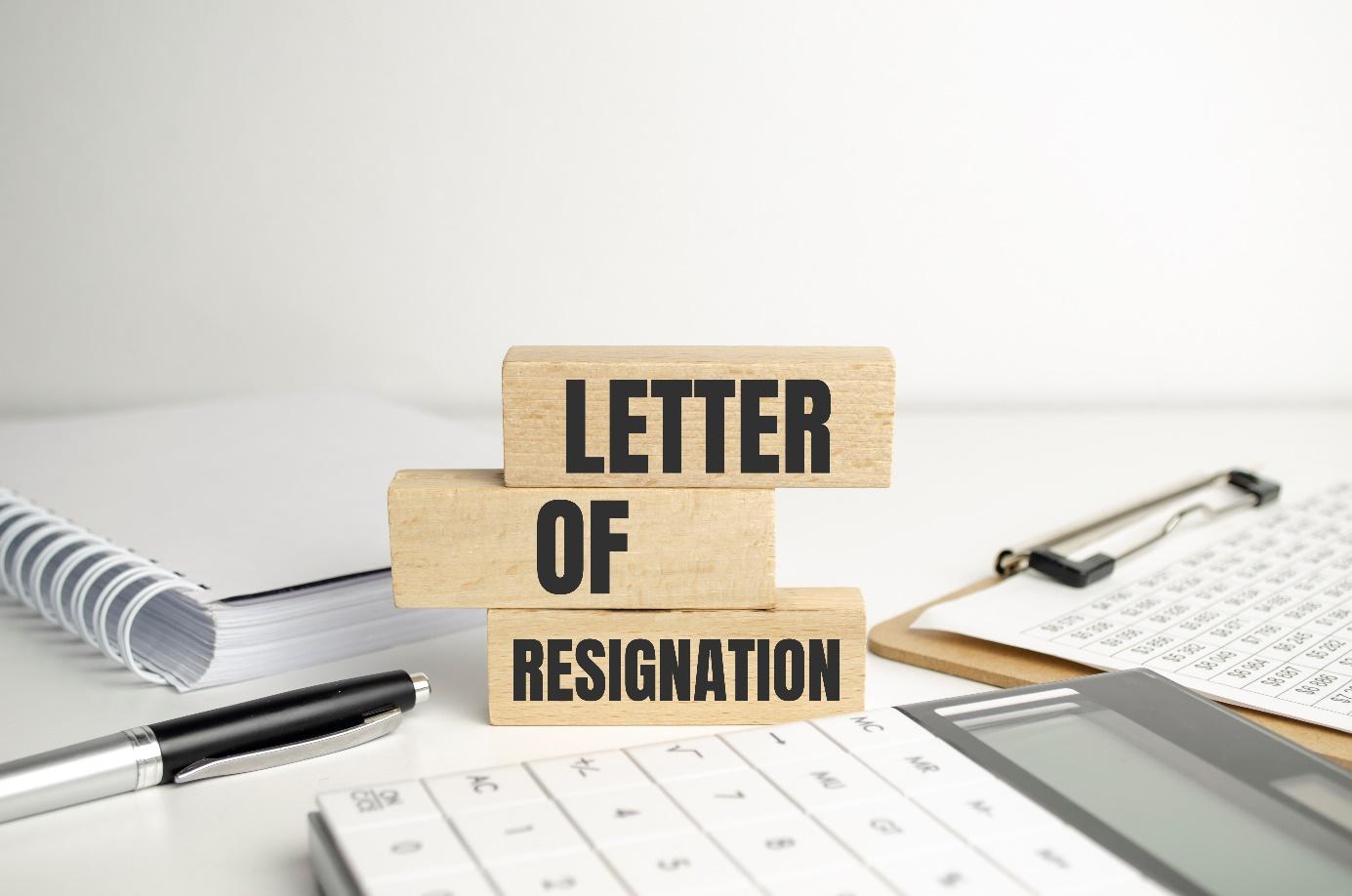 comment écrire une lettre de démission