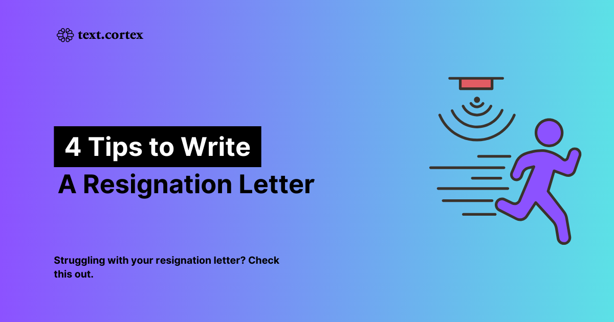 4 tips för att skriva ett uppsägningsbrev
