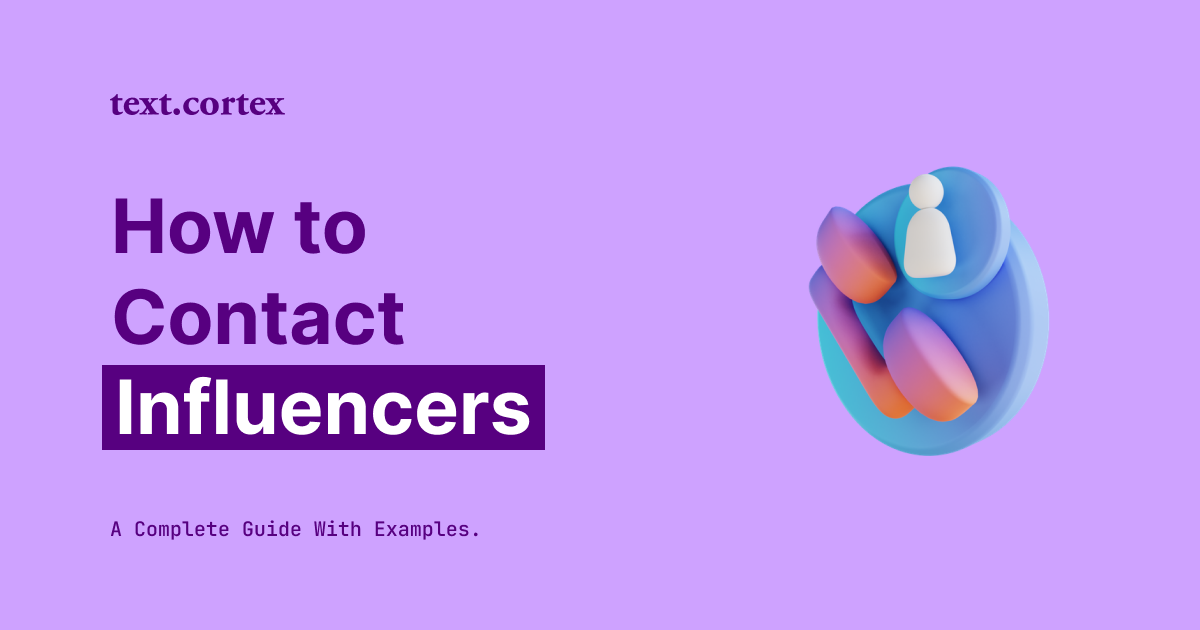 Dominar o contacto com influenciadores: Um guia sobre como contactar influenciadores
