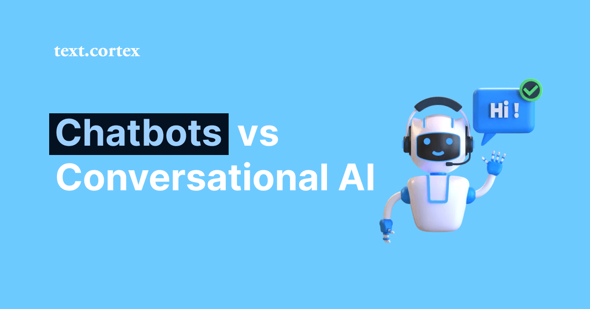 Chatbots vs. conversationele AI - Wat is het verschil?