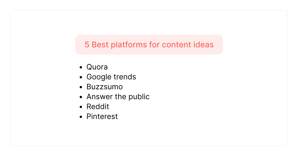 plataformas para ideias de conteúdo