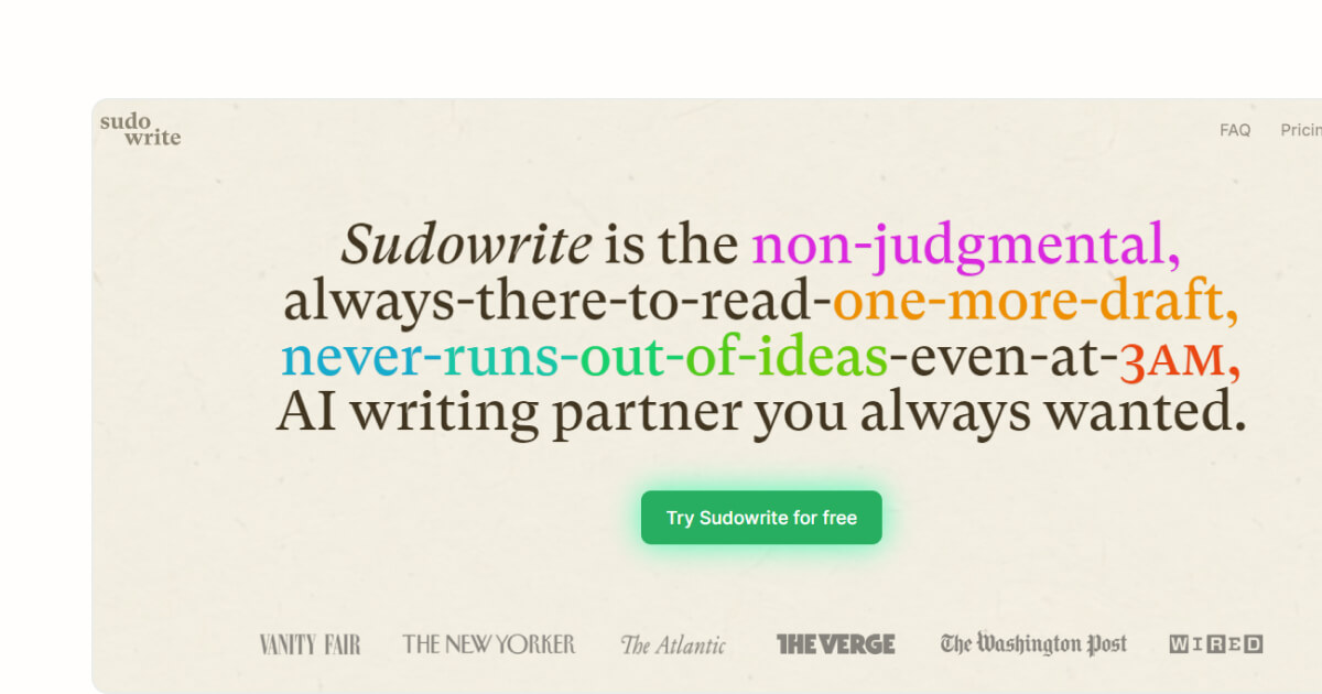 sudowrite-homepage