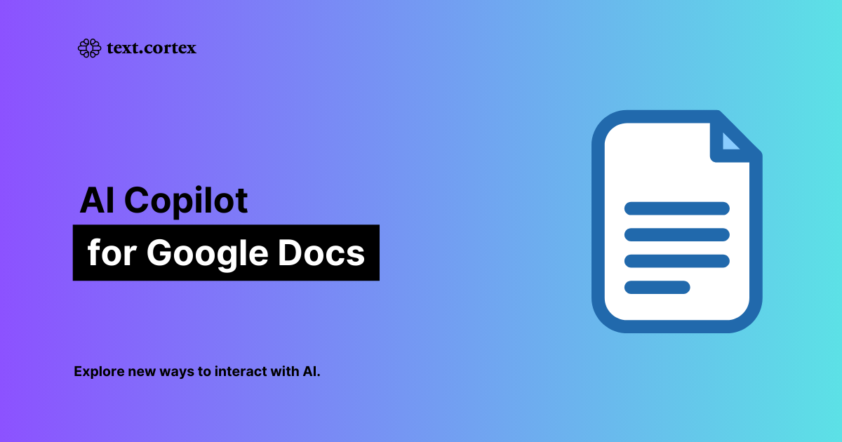 L'IA pour Google Docs