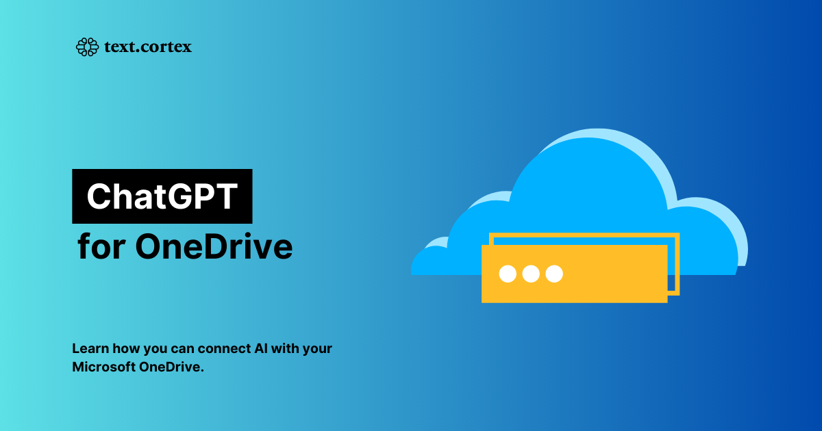 ChatGPT för Microsoft OneDrive: Anslut dina data