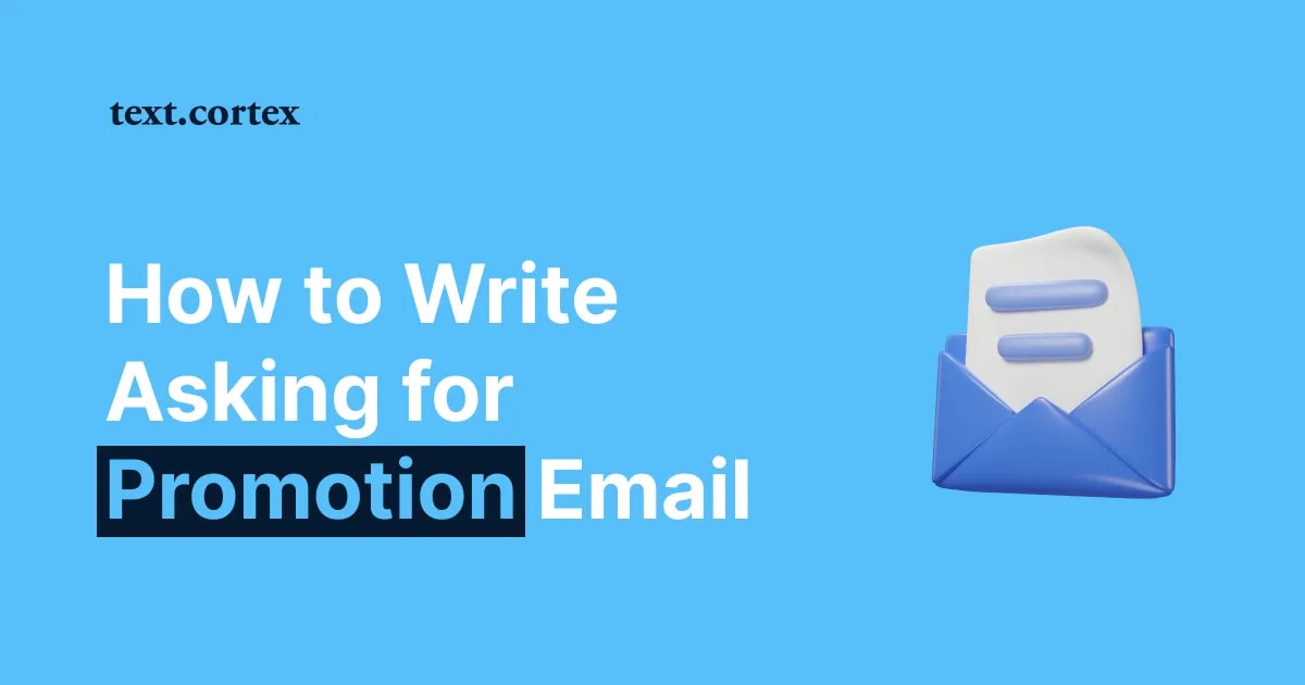 How to Write Asking for Promotion Email