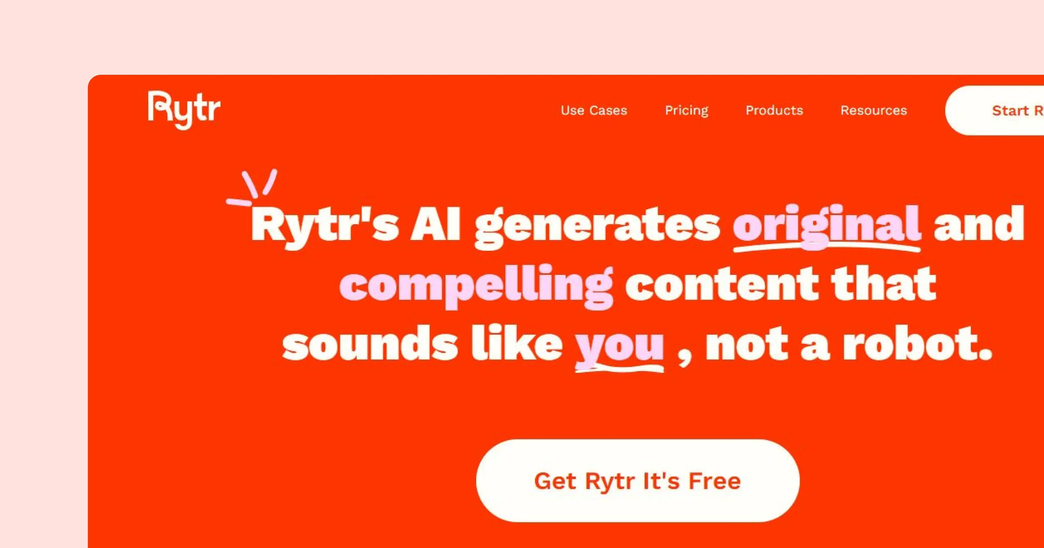 rytr-homepage