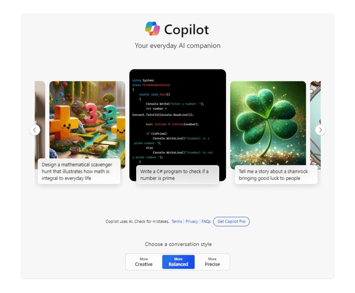 copilot-homepage
