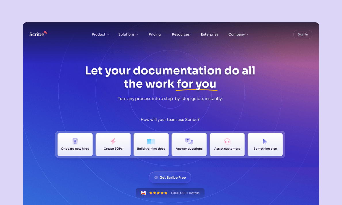 scribe-homepage